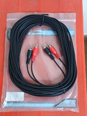 Καλώδιο RCA 2 αρσενικά σε 2 αρσενικά 10 μέτρα καινούργιο