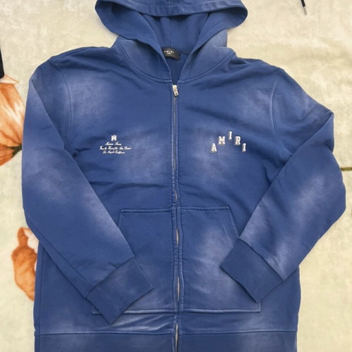 Amiri jacket like new, size large, blue washed