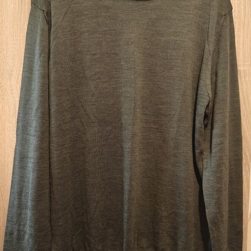 Zara men's wool sweater khaki used, size L