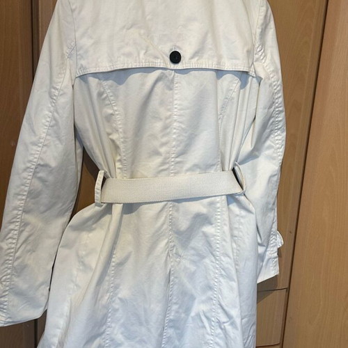 Zara coat S like new, black and white, cotton