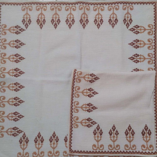 Set of 2 handmade vintage table linens