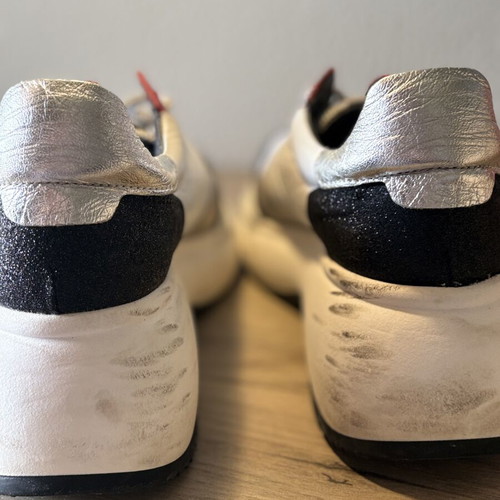 Janet Sport Chunky Platform Sneakers like new, size 40, white