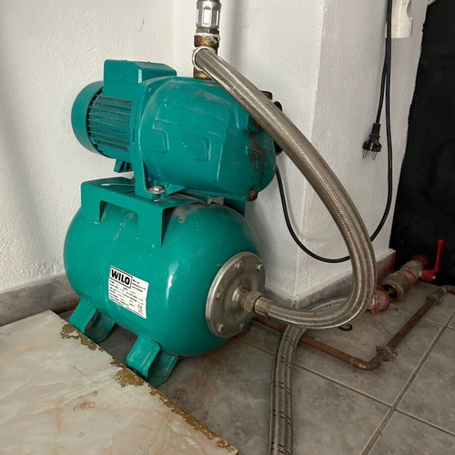 Water pressure pump used with minimal use