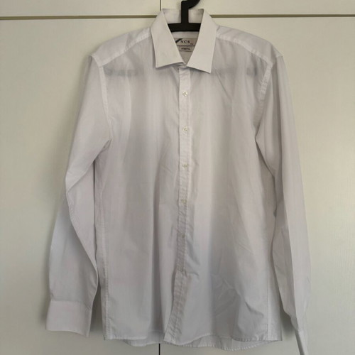 White long-sleeve Ncs shirt like new, size L