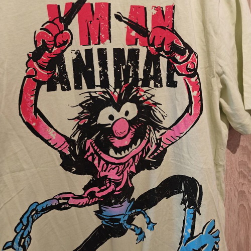 T Shirt Muppet Show medium used, green, Disney