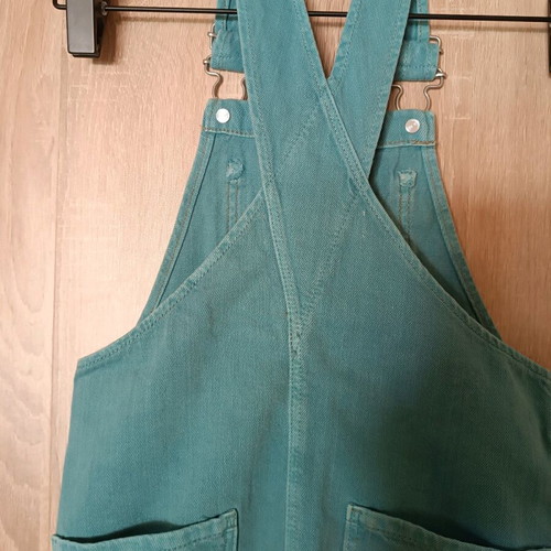 Zara βρεφικό σορτς τζιν με τιράντες σαν καινούργιο, μέγεθος 18-24 μηνών