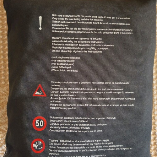 Fabric snow chains 85 new