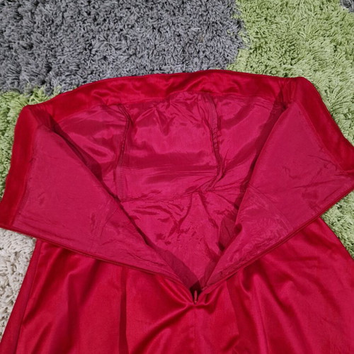 Staples dress red with bow, like new, size M