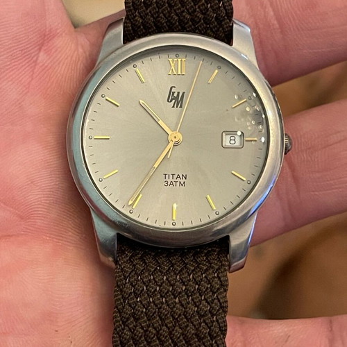 Men's titanium watch used