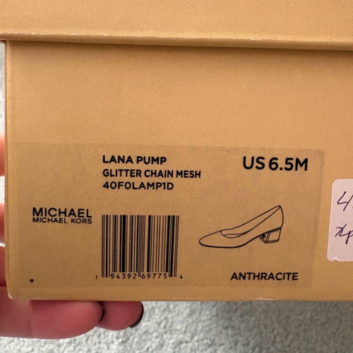 Michael Kors pumps silver like new, size 36.5