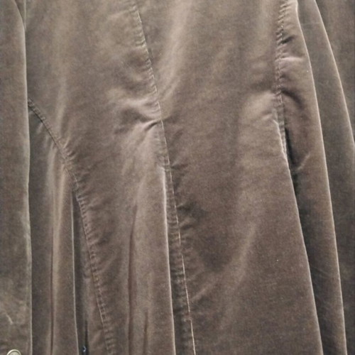 Women's corduroy jacket dark brown Dina used, size 5