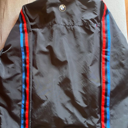 BMW Motorsport Jacket like new, black with red and blue stripes, 3XL