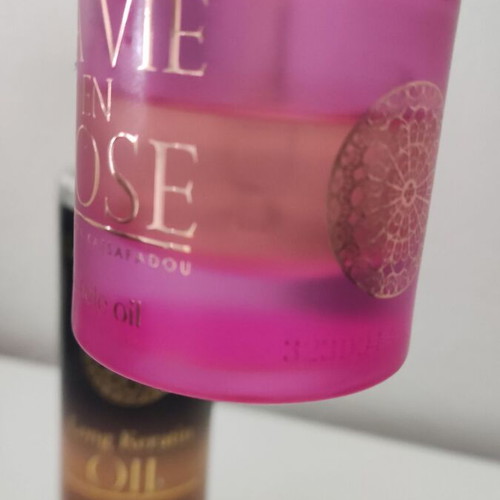 La Vie En Rose set keratin oils like new