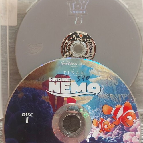 Walt Disney Finding Nemo and Toy Story 3 DVD, dubbed