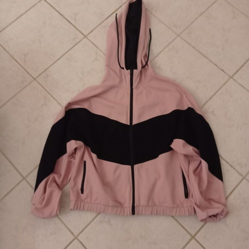 4f Running Jacket like new, pink and black, medium