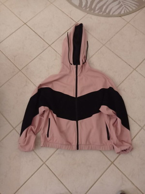 4f Running Jacket like new, pink and black, medium