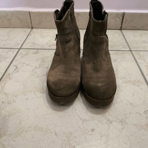 Lumberjack women's boots used, brown cigar, size 37, suede
