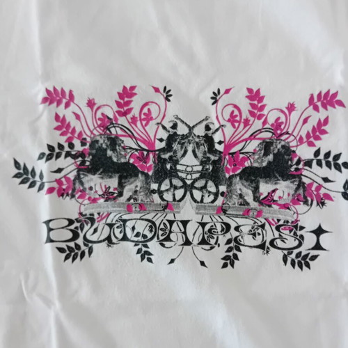 Women's T-shirt Budapest M used, white