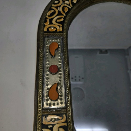 Handmade decorative mirror with inlay decoration like new