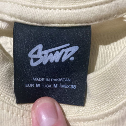 Oversized Stwd T-shirt Pull & Bear new, yellow, size M