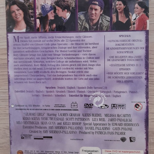 GILMORE GIRLS COMPLETE SERIES 1-5 DVD REGION 2 BRAND NEW GERMAN EDITION