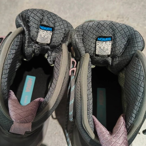 Hoka One One Kaha 2 GTX boots like new, gray, size 41