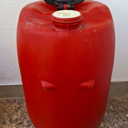 Plastic barrel used, 35 liters, Greek made, food grade
