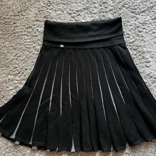Miss Sixty black knitted skirt like new, size S