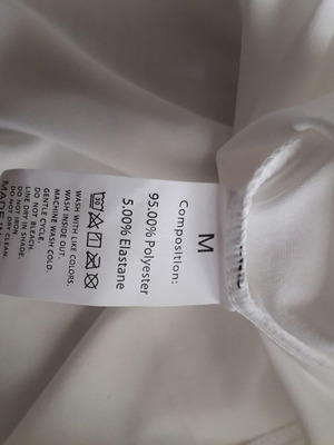 White top new size M