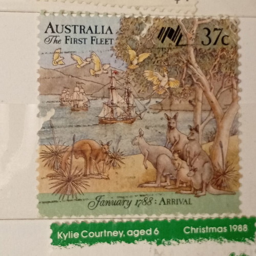 Australia Christmas 1988 stamps used