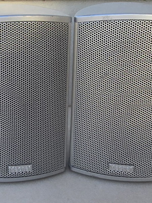 Magnat Needle Alu Sat speakers like new, 70 watts, aluminium
