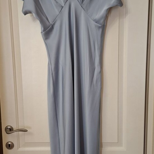 Bluetooth Satin Maxi Dress Large new