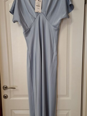 Bluetooth Satin Maxi Dress Large new