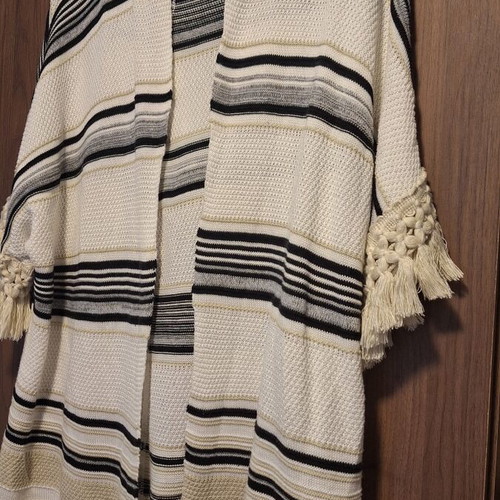 Figaro cotton knitted cardigan with short sleeves like new, size S