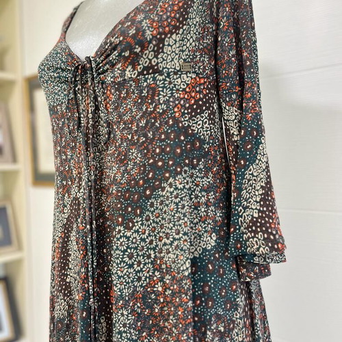 Miss Sixty Diamond Collection floral dress size small like new
