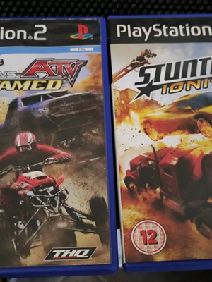 Stuntman and Mx vs Atv pack for PlayStation 2 used