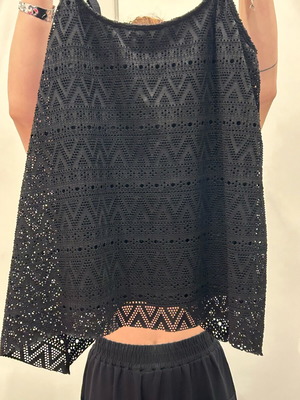 Black blouse like new, size S
