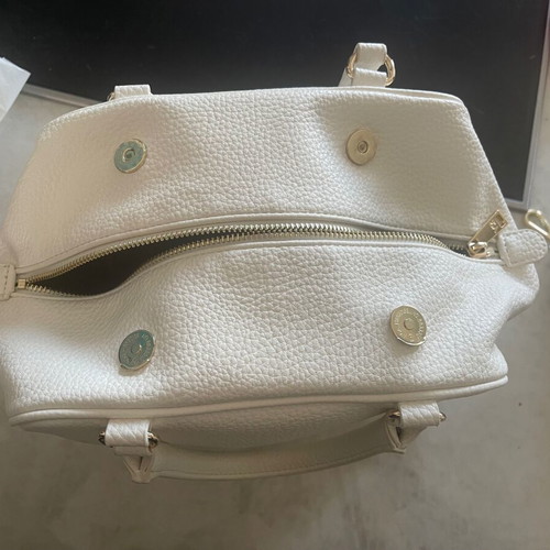 Y Not? Happy Boston shoulder bag white new