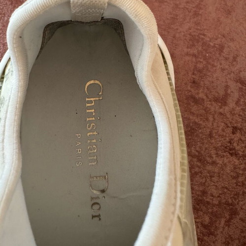 Dior D-Connect sneakers size 37 like new, white and green