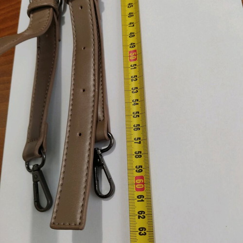 Leather adjustable straps for women's bag like new, set of 2