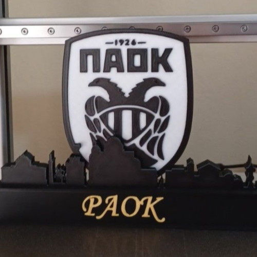 PAOK FC decorative 3D printed new with durable PLA+