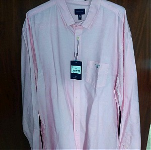 Gant πουκάμισο αντρικό ροζ XXL