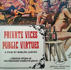 Private Vices Public Virtues [Limited Edition Slipcover] (Blu-ray)