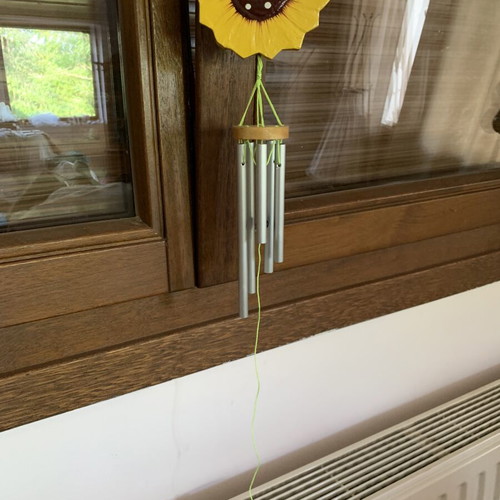 Melodos Sunflower Handmade Wind Chime New