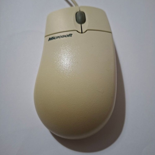 Microsoft IntelliMouse model 1.2A used, ball mouse PS/2