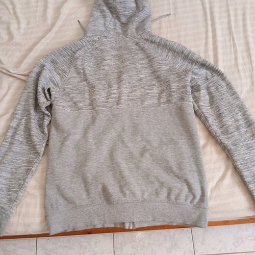 Cardigan used gray with hood, size M