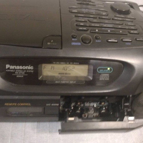 Panasonic RX-DT55 portable radio cassette player used