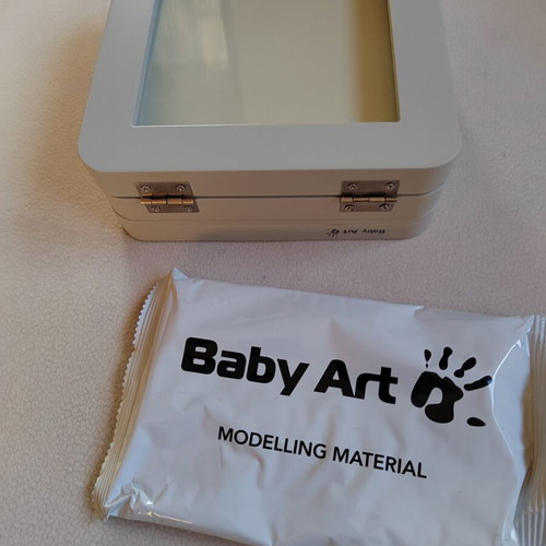 Baby Art frame set like new with baby imprint kit