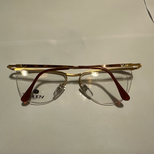 Vogue VO3031 ORO/281 Vintage Metal Eyeglass Frame with Tortoise Details