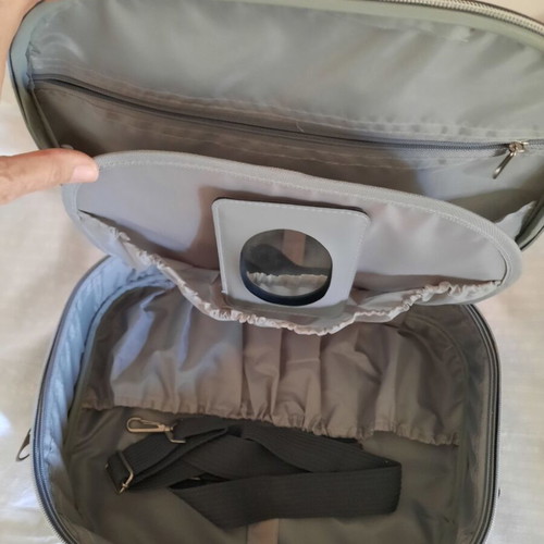 Necessery women's cosmetic bag new, gray